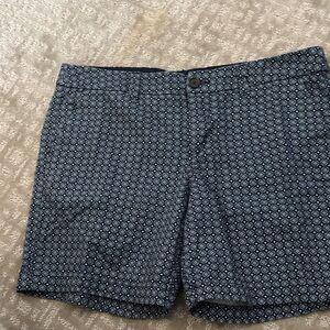 Merona Blue Patterned Women's Shorts